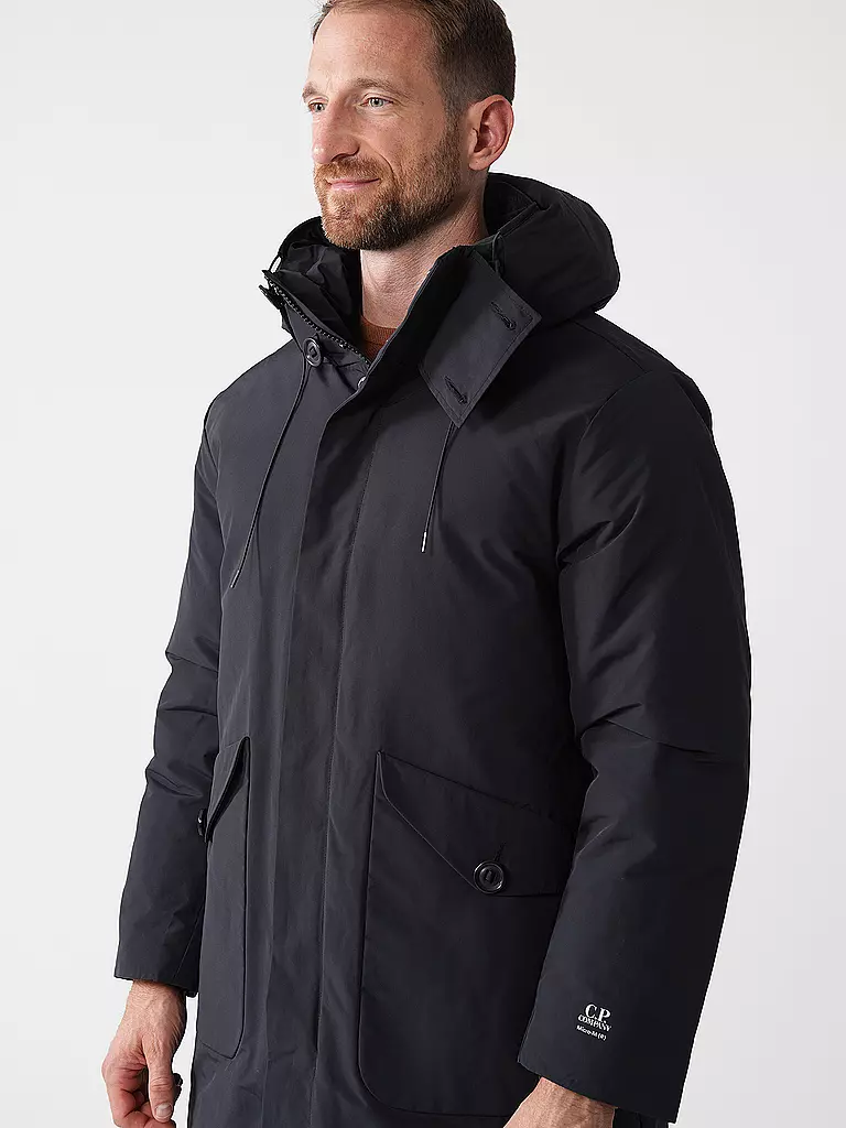 CP COMPANY | Daunenmantel MICRO M | schwarz