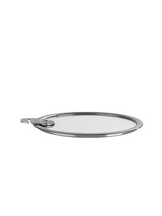 CRISTEL FRANCE | Glasdeckel flach mit Metallrand 18cm 