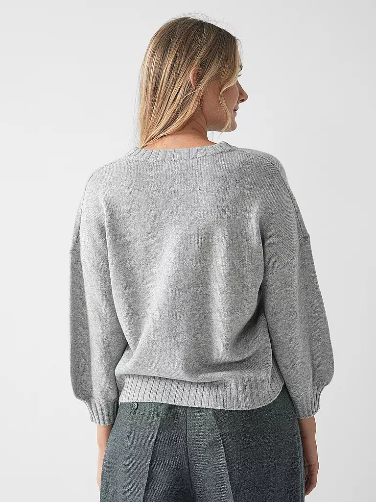 DAVIDA | Kaschmirpullover | hellgrau