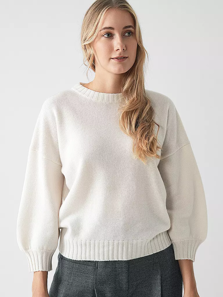 DAVIDA | Kaschmirpullover | hellgrau