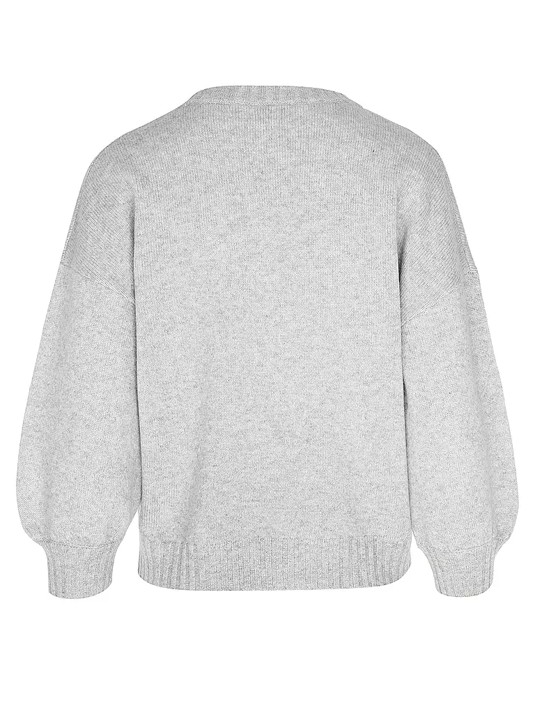 DAVIDA | Kaschmirpullover | hellgrau