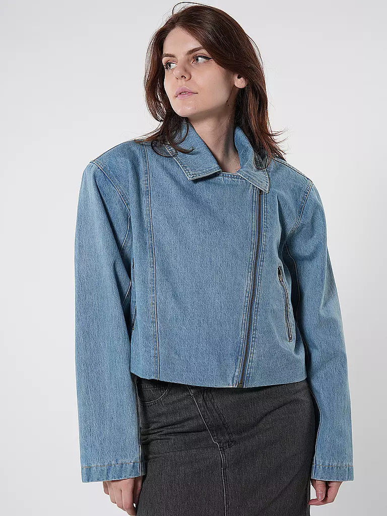 DESIGNERS REMIX | Jeansjacke MILES BIKER | blau