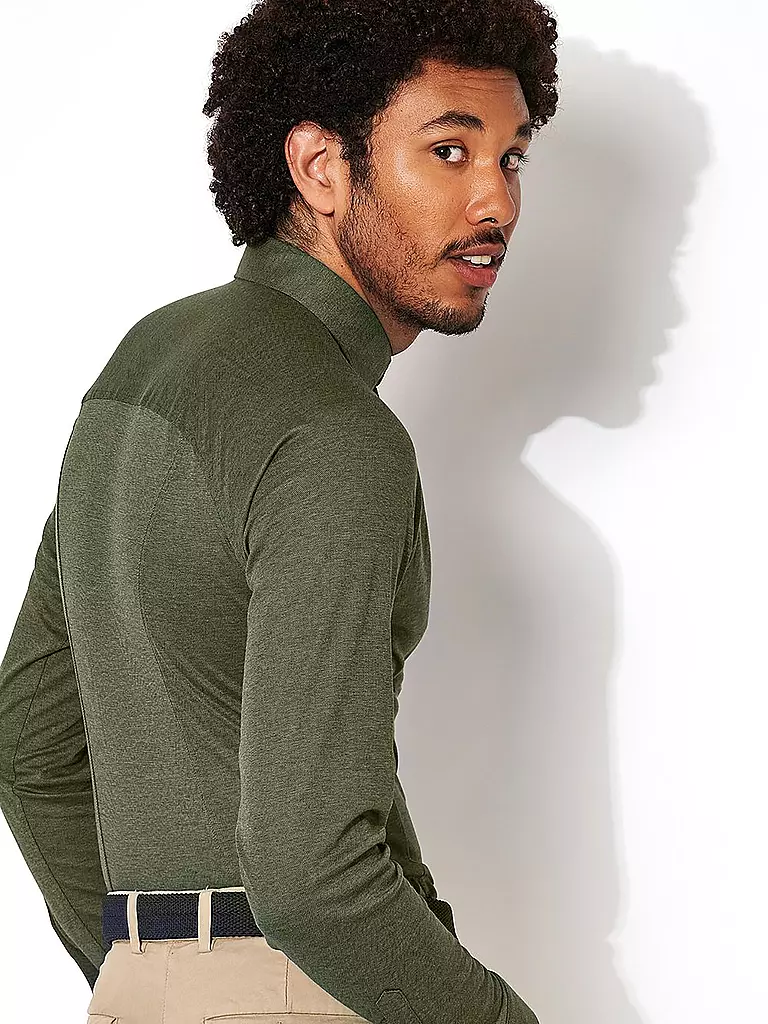 DESOTO | Jerseyhemd Slim Fit | olive