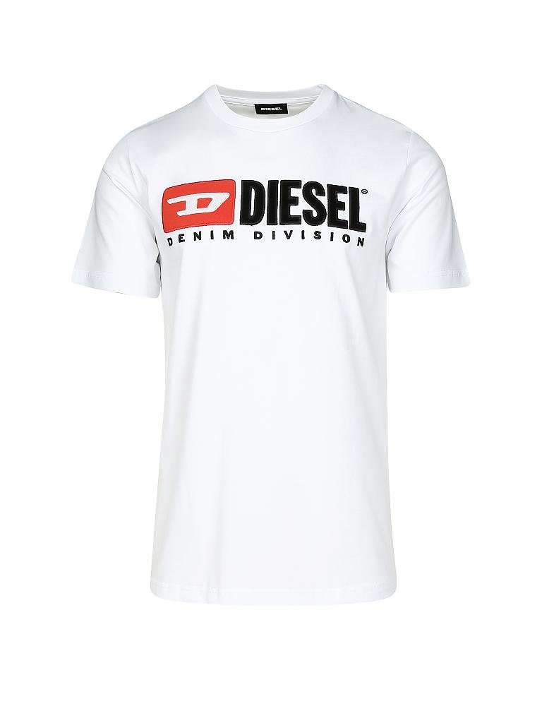 DIESEL T-Shirt weiß | XL