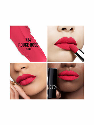 DIOR | Lippenstift - Rouge Dior Velvet Lipstick (784 Rouge Rose)