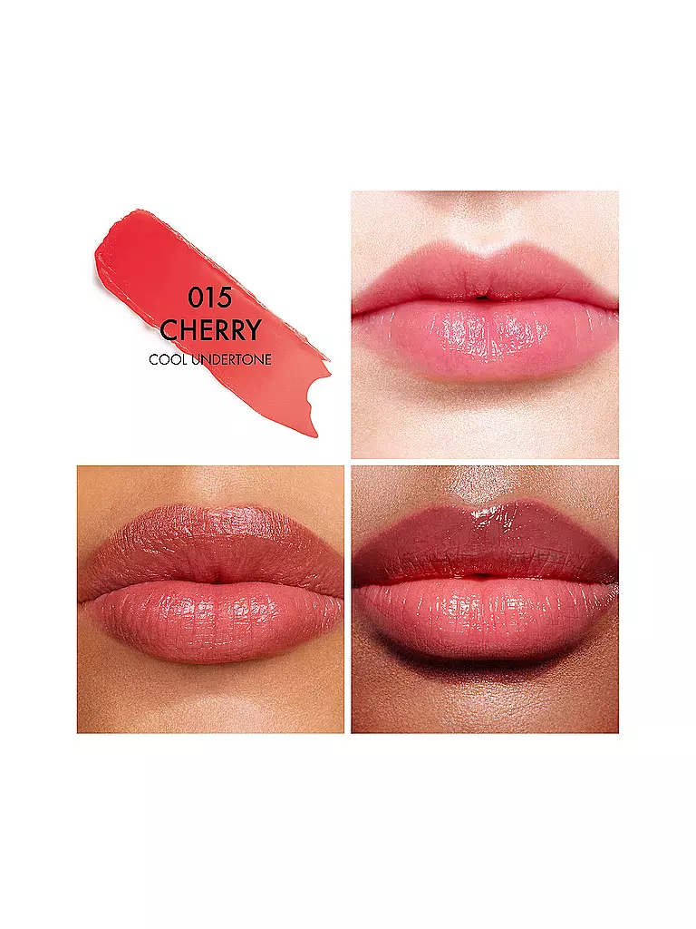 DIOR | Dior Addict Lip Glow 48-Stunden feuchtigkeitsspendender Lippenbalsam (015 Cherry) | koralle