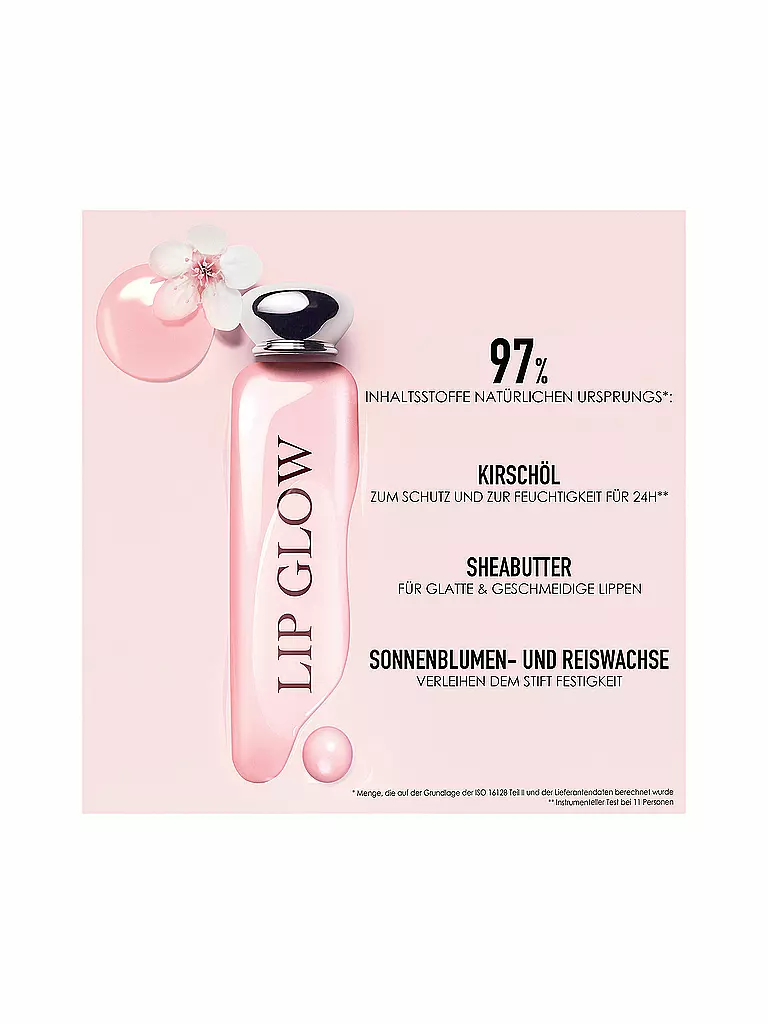 DIOR | Lip Glow Farbintensivierender Lippenbalsam ( 001 Pink ) | rosa