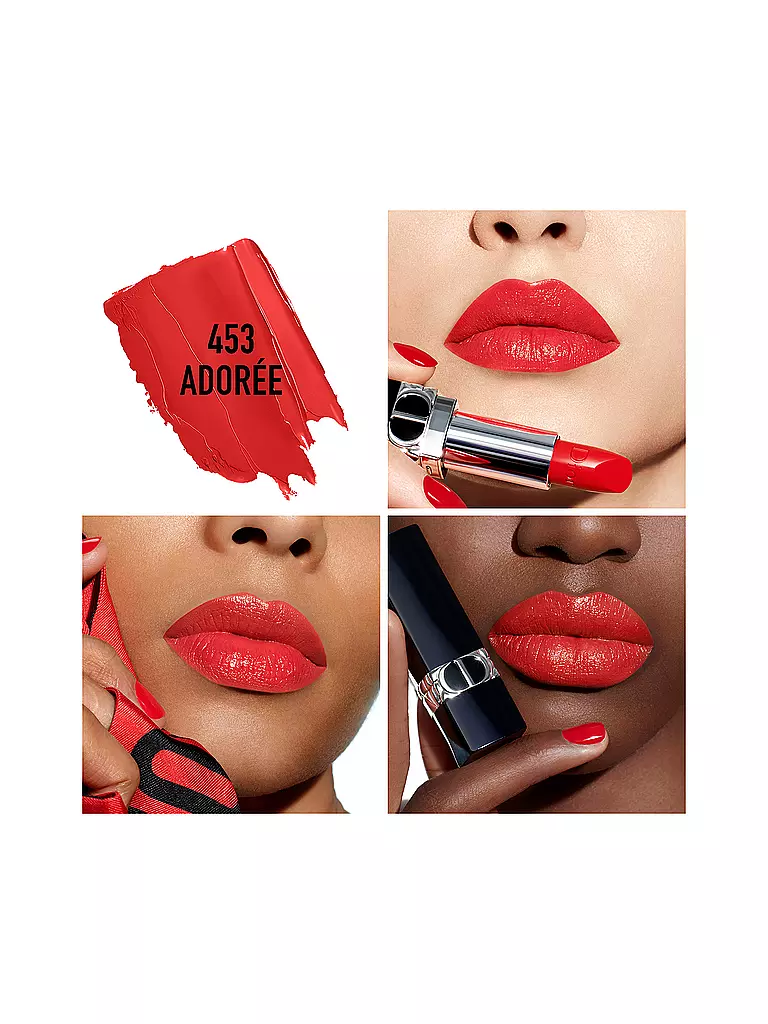 DIOR | Rouge Dior Satin Lippenstift ( 453 Adoree ) | orange