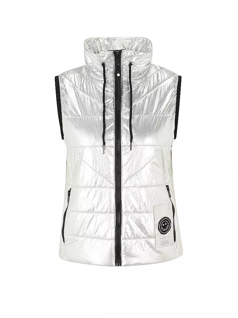 DORIS STREICH | Steppgilet | silber