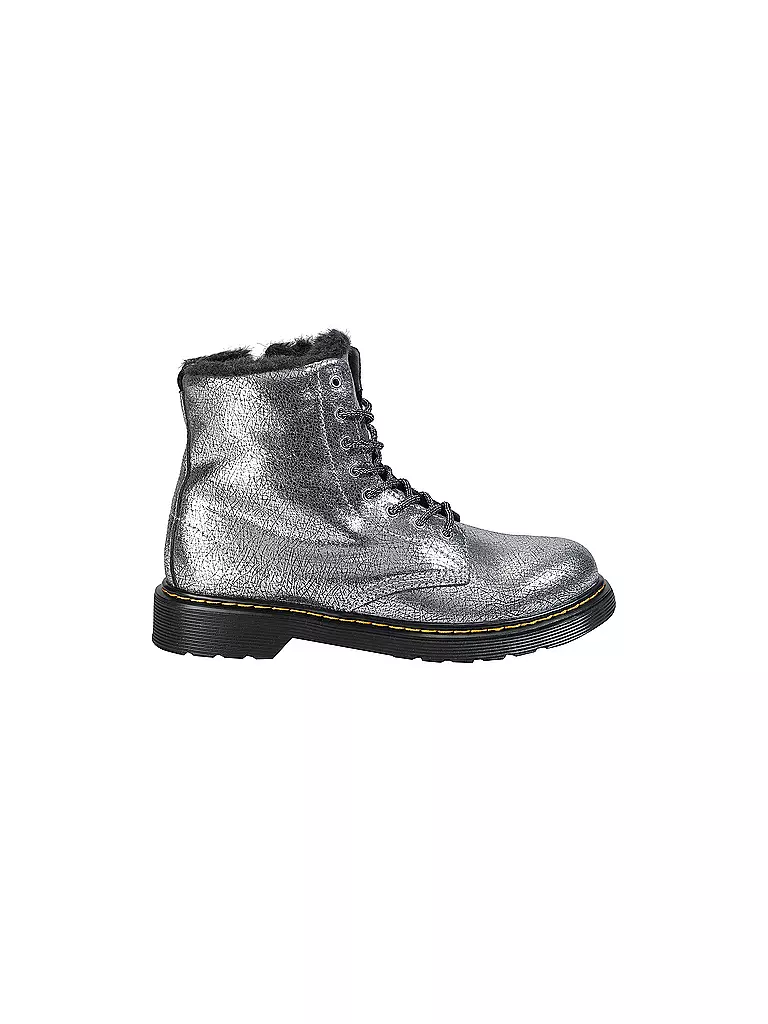 DR. MARTENS | Mädchen Schnürboots 1460 Y SERENA FOIL | silber