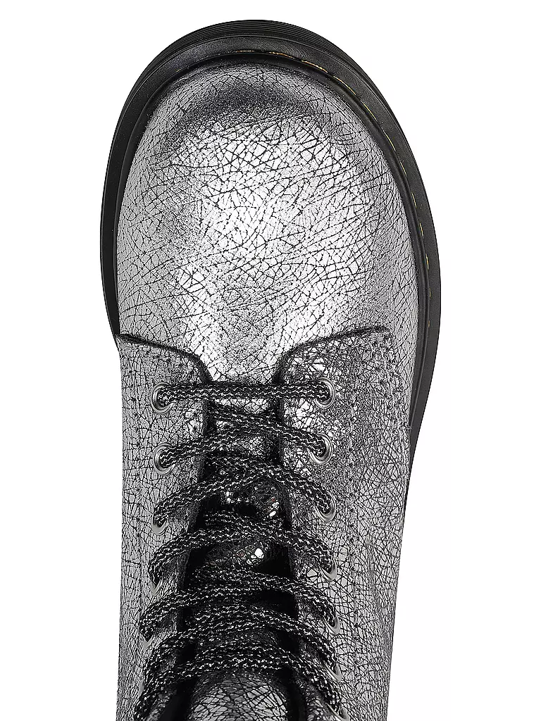 DR. MARTENS | Mädchen Stiefel 1460 J SERENA FOIL | silber