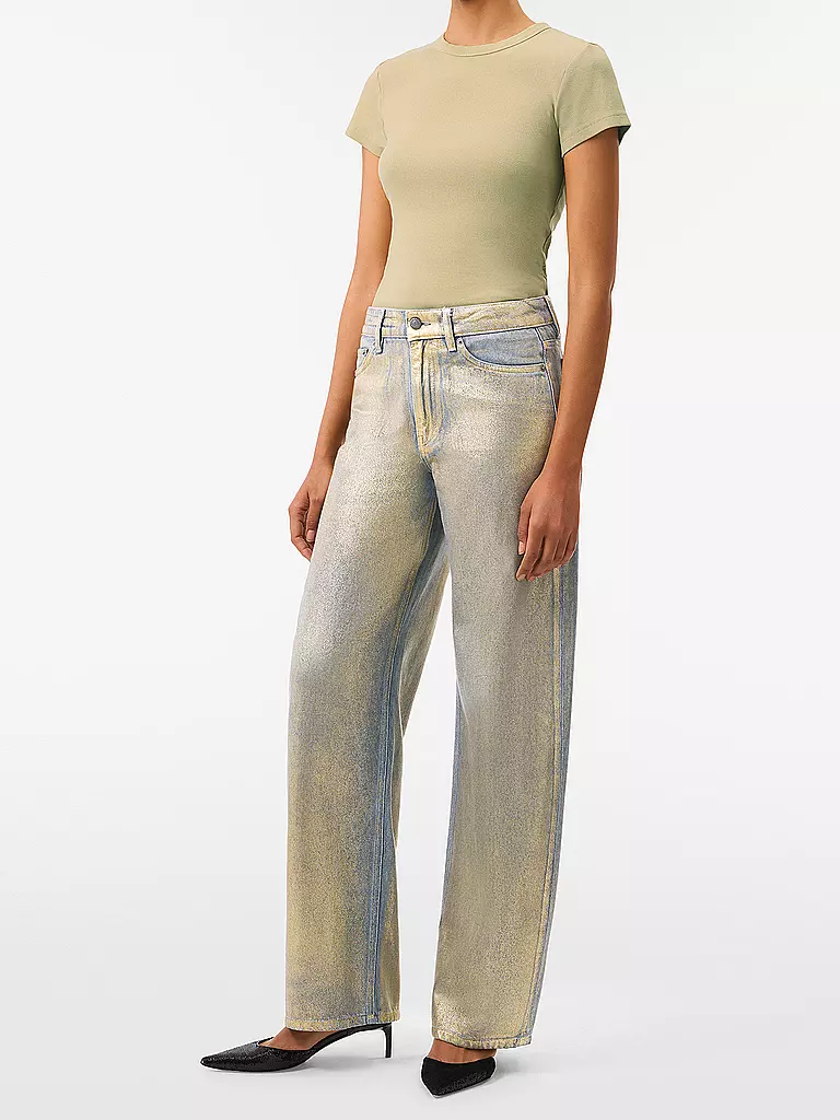 DRYKORN | Jeans Wide Leg | gold