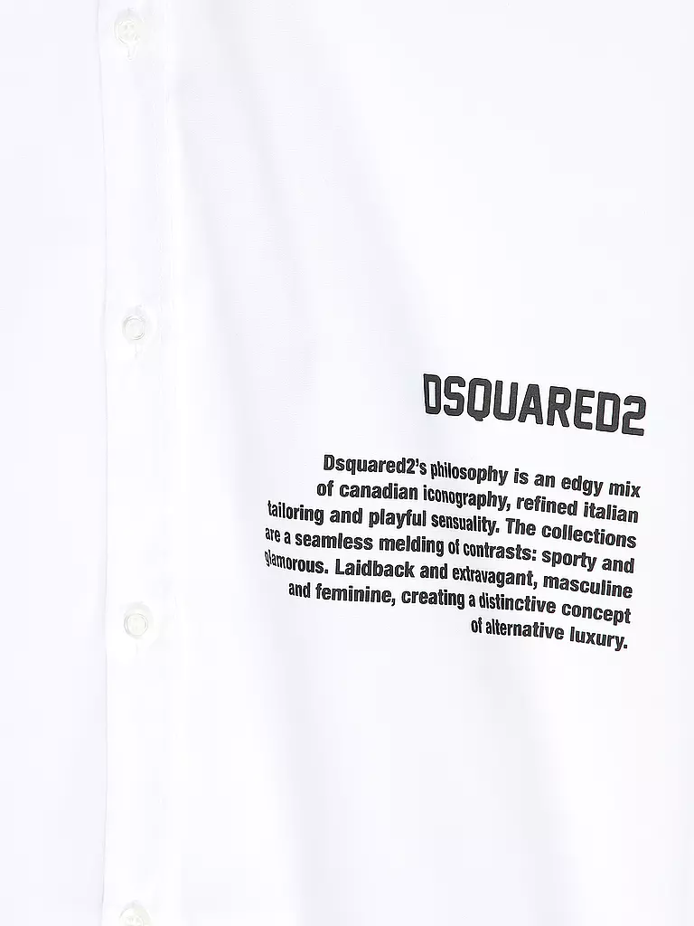 DSQUARED2 | Hemd Regular Fit  | weiss