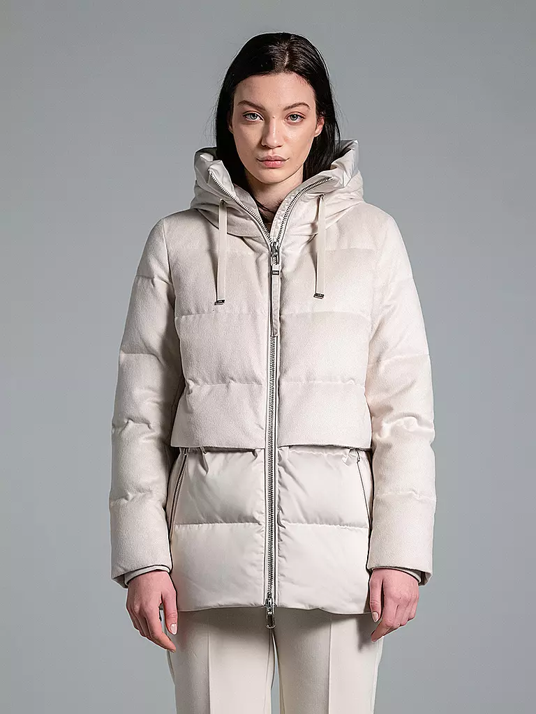 DUNO | Daunensteppjacke KEIKO | beige