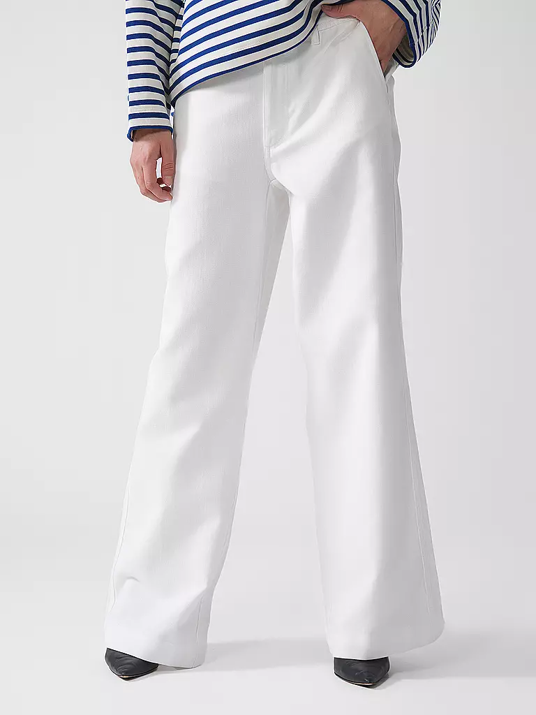 ECOALF | Jeans Wide Leg  VALLSALF | weiss