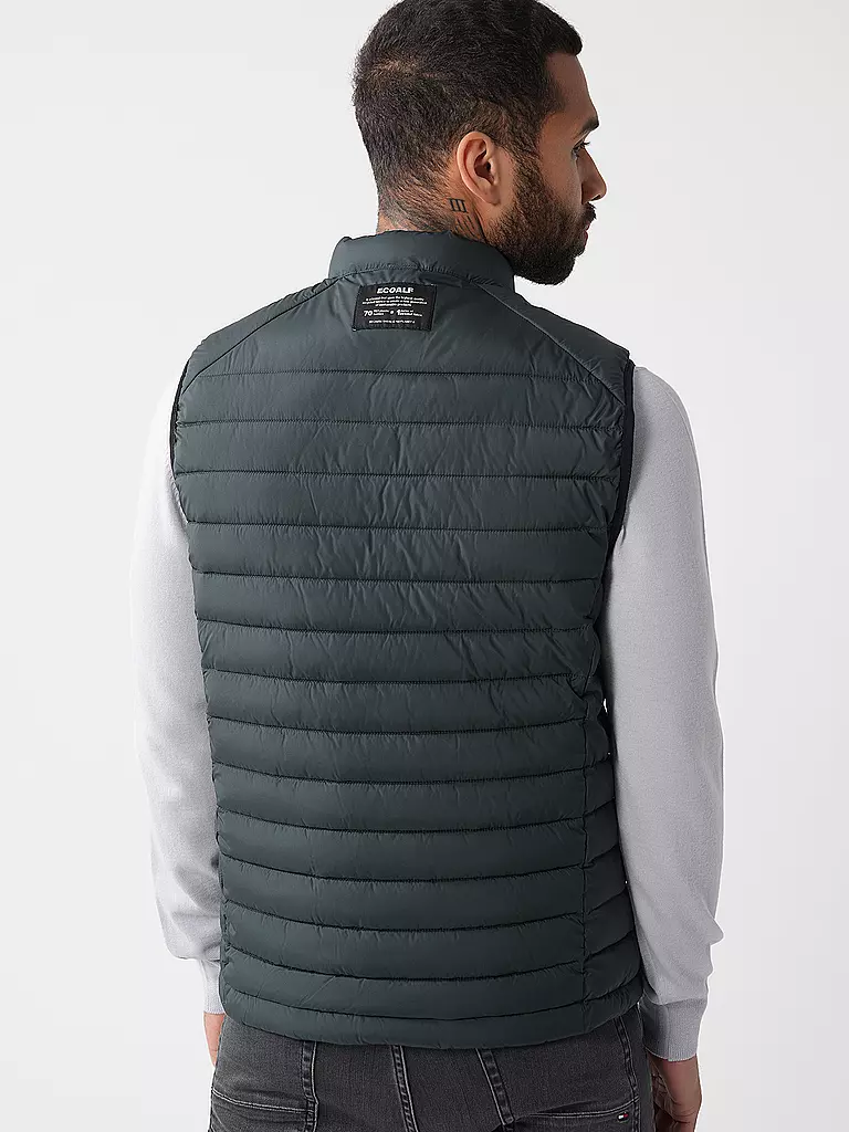 ECOALF | Steppgilet CARDIFFALF | dunkelgrün