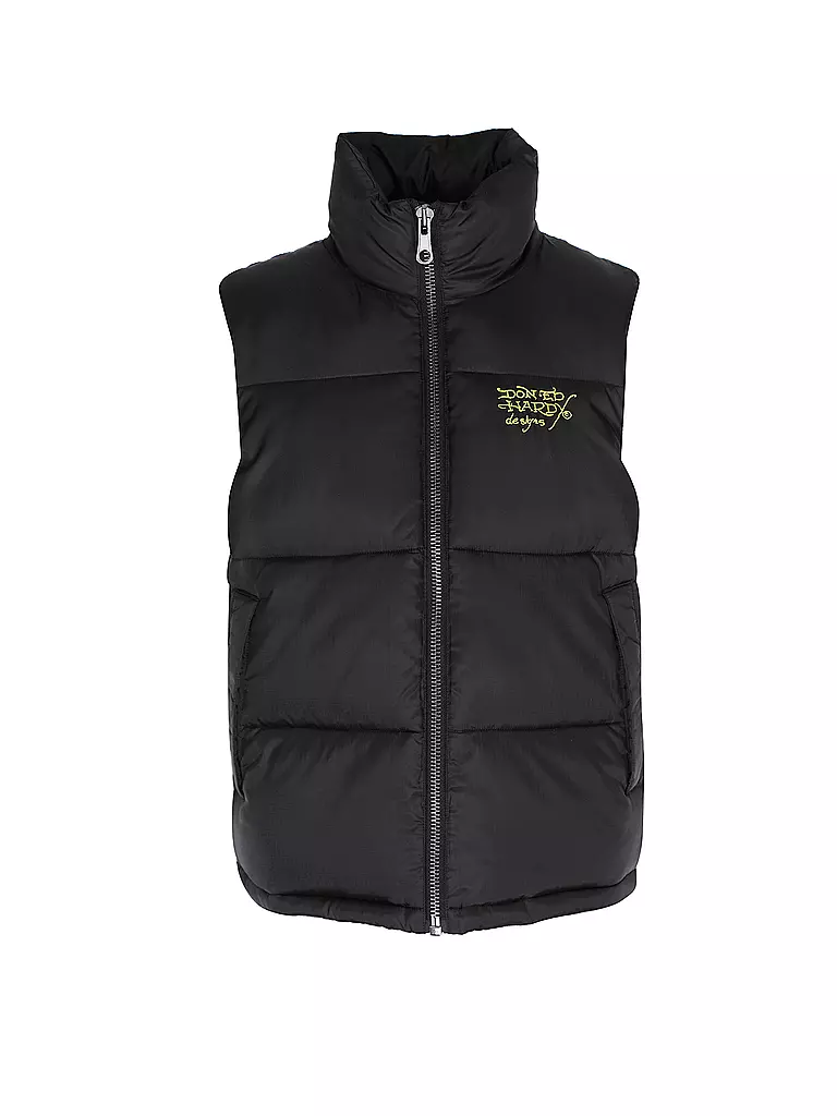 ED HARDY | Steppgilet | schwarz