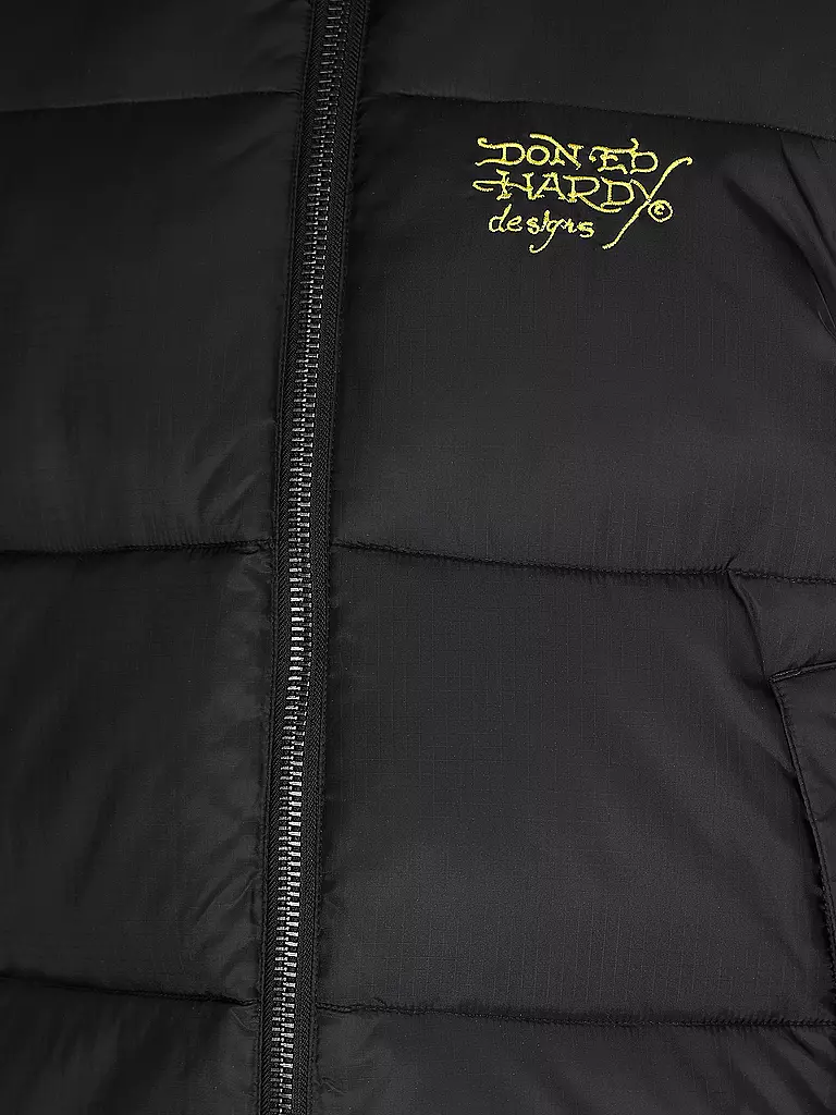 ED HARDY | Steppgilet | schwarz