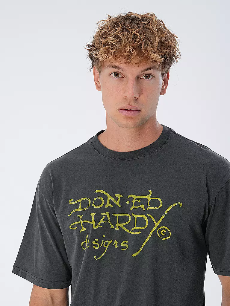 ED HARDY | T-Shirt | grau