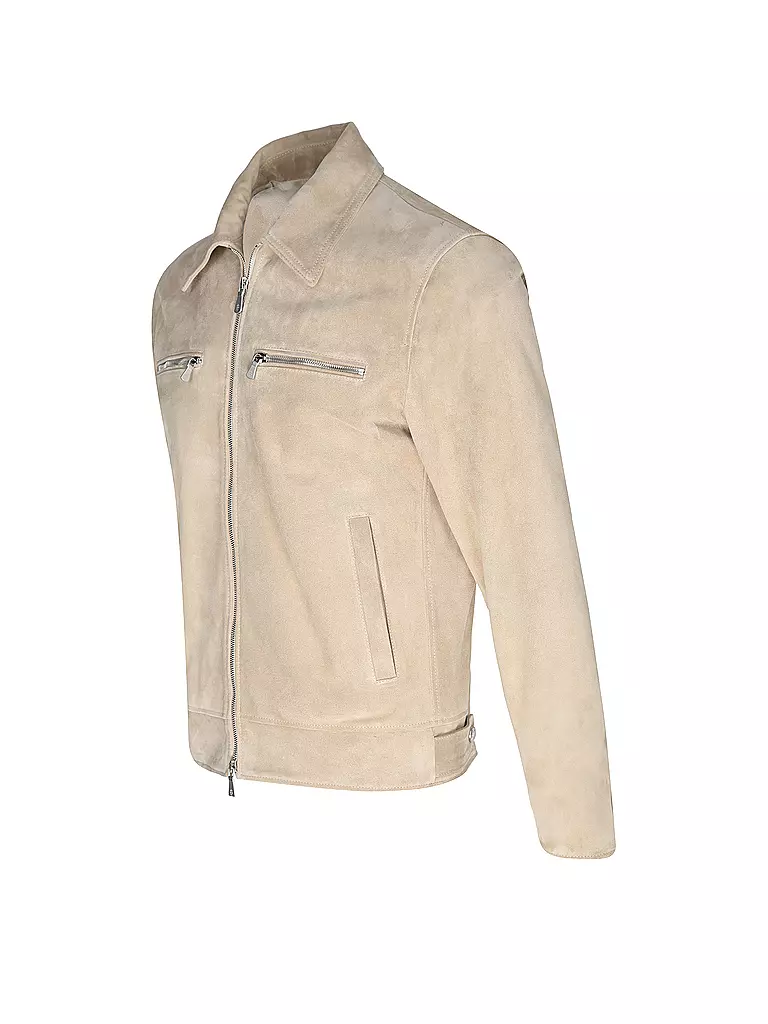 ELEVENTY | Lederjacke | beige