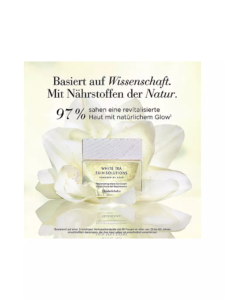 ELIZABETH ARDEN | White Tea Skin Solutions Replenishing Micro-Gel Cream 50ml | keine Farbe