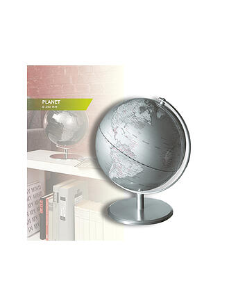 EMFORM |  Tischglobus - Planet 25cm Silber