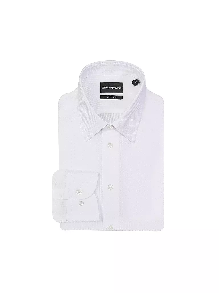 EMPORIO ARMANI | Hemd Slim Fit  | weiss