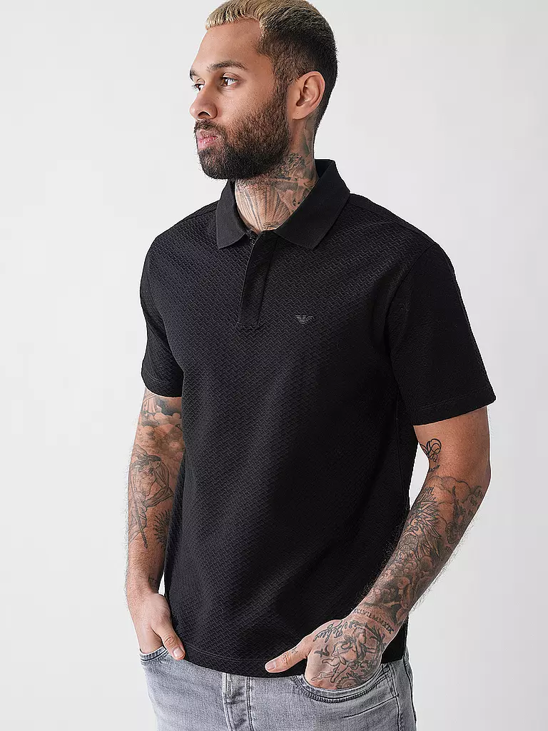 EMPORIO ARMANI | Poloshirt | schwarz