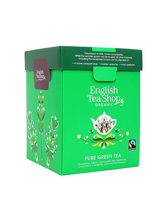 ENGLISH TEA SHOP | Grüner Tee, BIO Fairtrade, Loser Tee, 80g Box