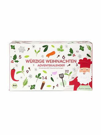 ENGLISH TEA SHOP | Bio Adventkalener WÜRZIGE WEIHNACHTEN 24 Gewürze