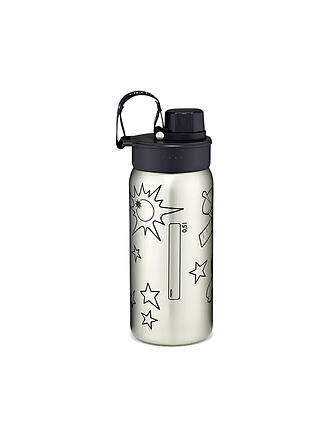 ERGOBAG | Edelstahl Trinkflasche 0,5L Black