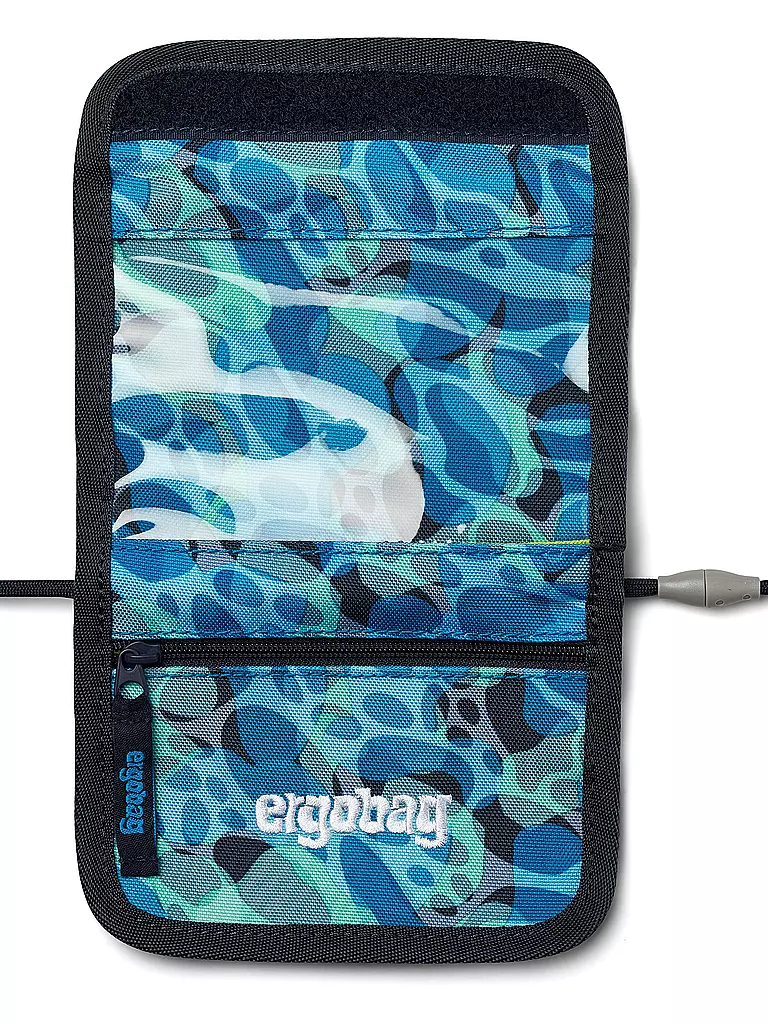 ERGOBAG | Brustbeutel -  AbtauchBär | blau