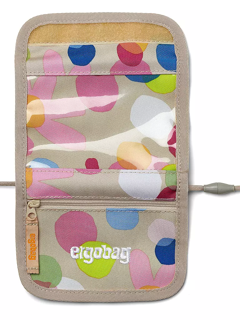 ERGOBAG | Brustbeutel - Flower Pow Bär MRP | bunt