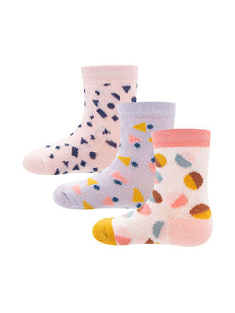 EWERS | Baby Socken 3-er Pkg flieder / rosa