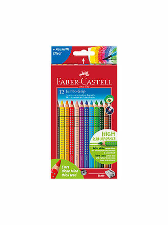 FABER-CASTELL | Jumbo Grip Buntstift, 12er Kartonetui