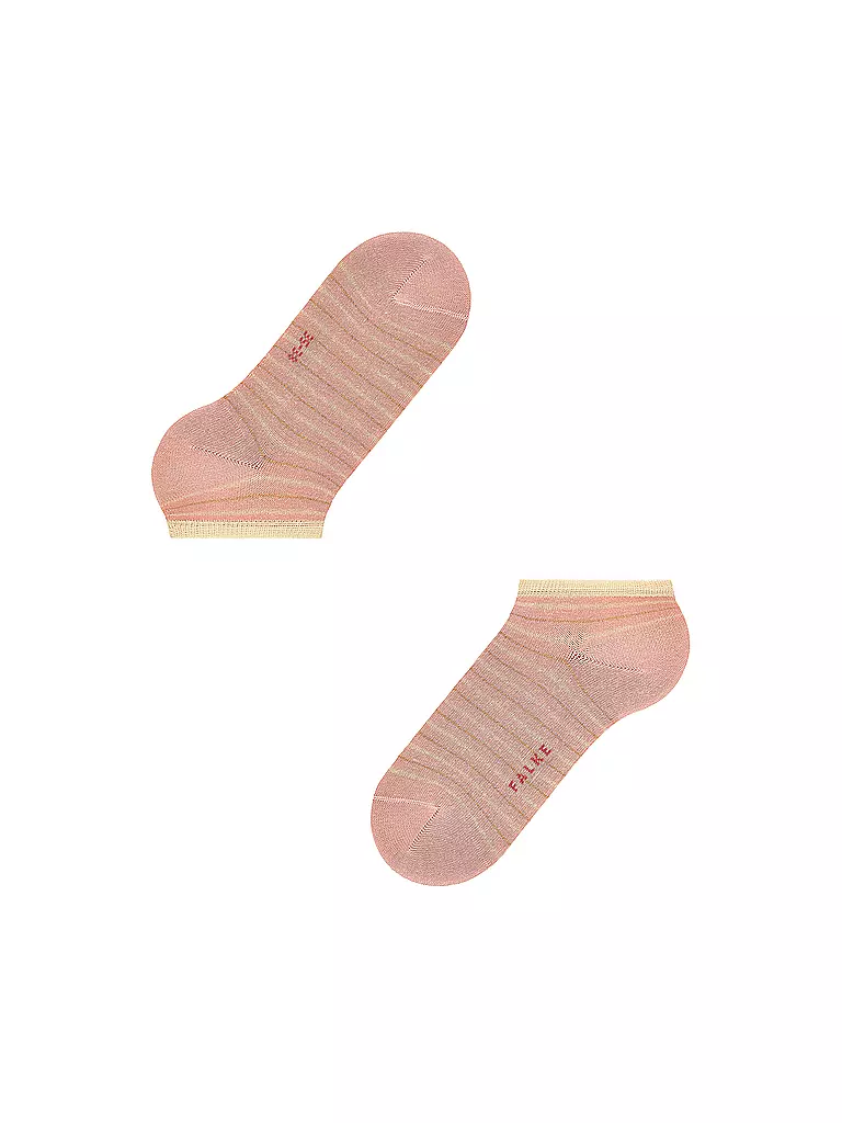 FALKE |  Sneaker Socken " Strip Shimmer " blossom | rosa