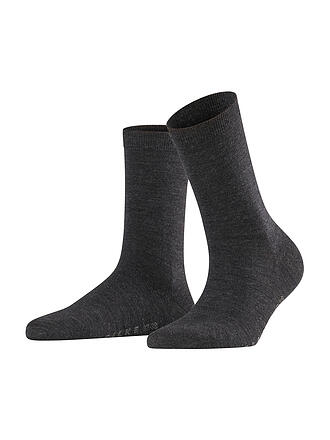 FALKE | Socken Soft Merino anthrazit