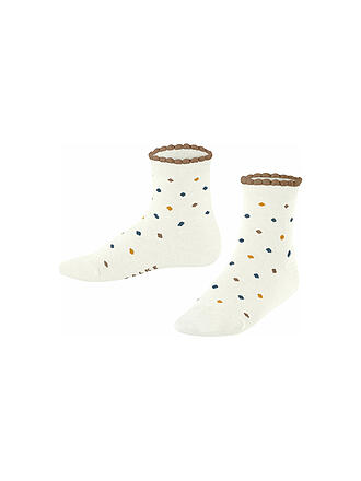 FALKE | Kinder Socken MULTIDOT off-white