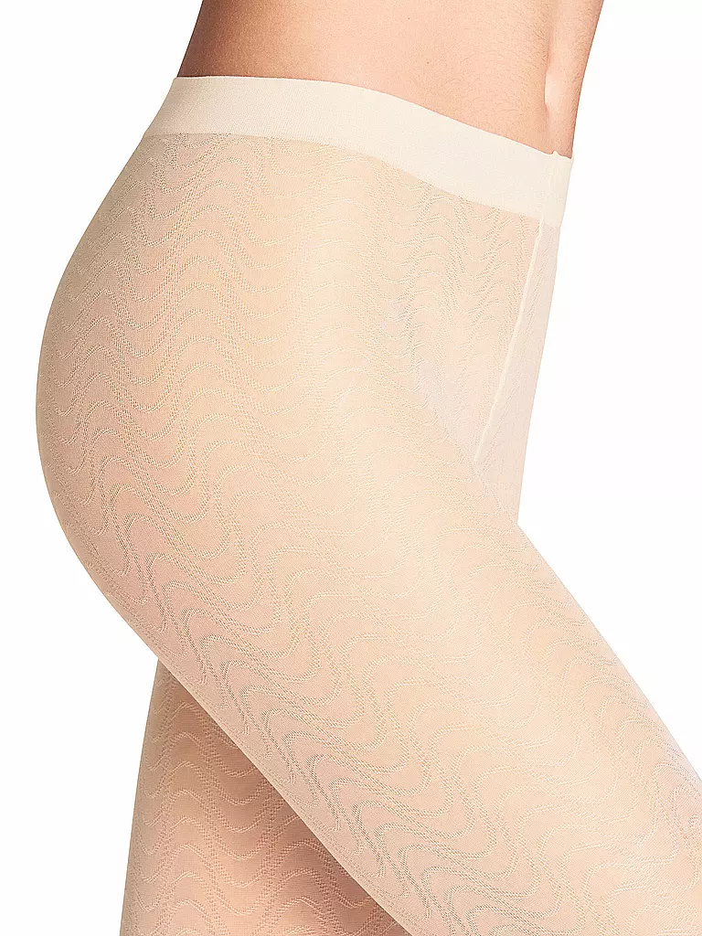 FALKE | Damen Feinstrumpfhose MYSTICAL WAVE powder | beige