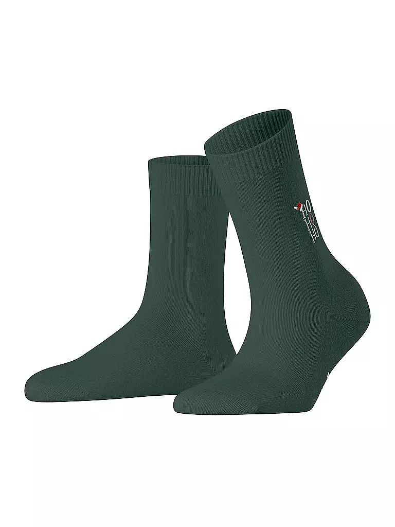 FALKE | Damen Socken COSY WOOL hunter green | grün