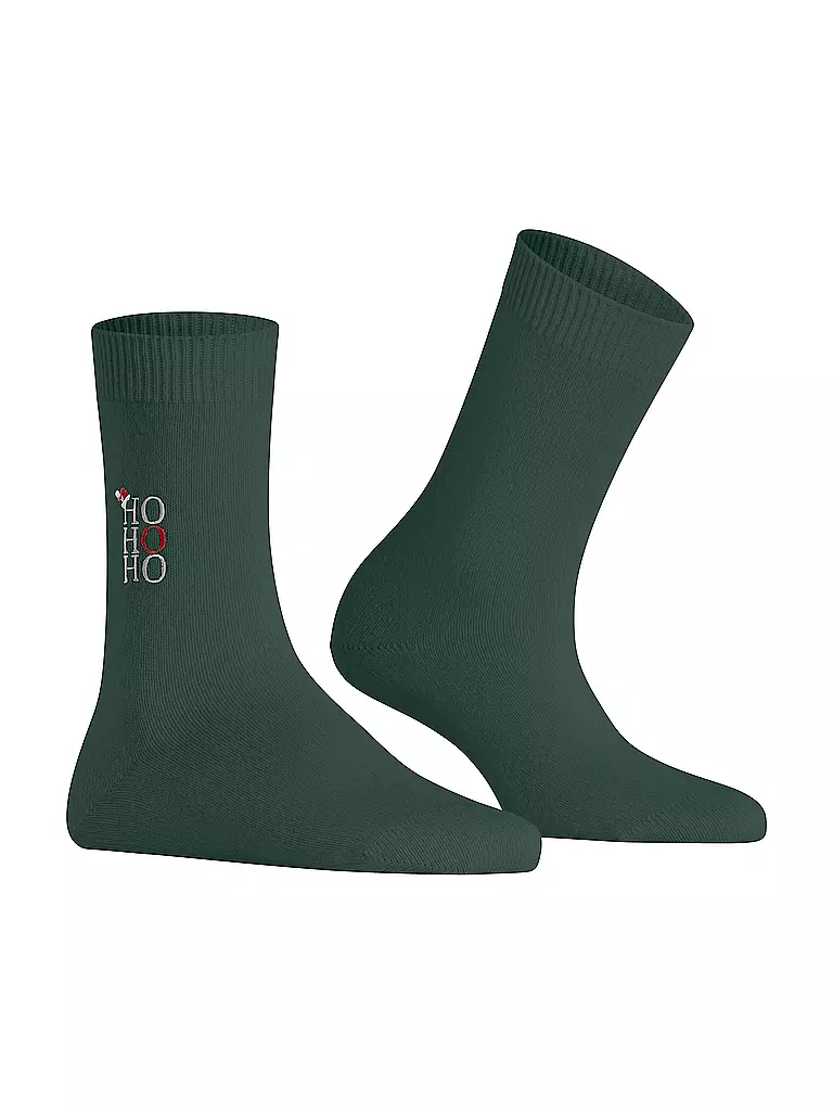 FALKE | Damen Socken COSY WOOL hunter green | grün