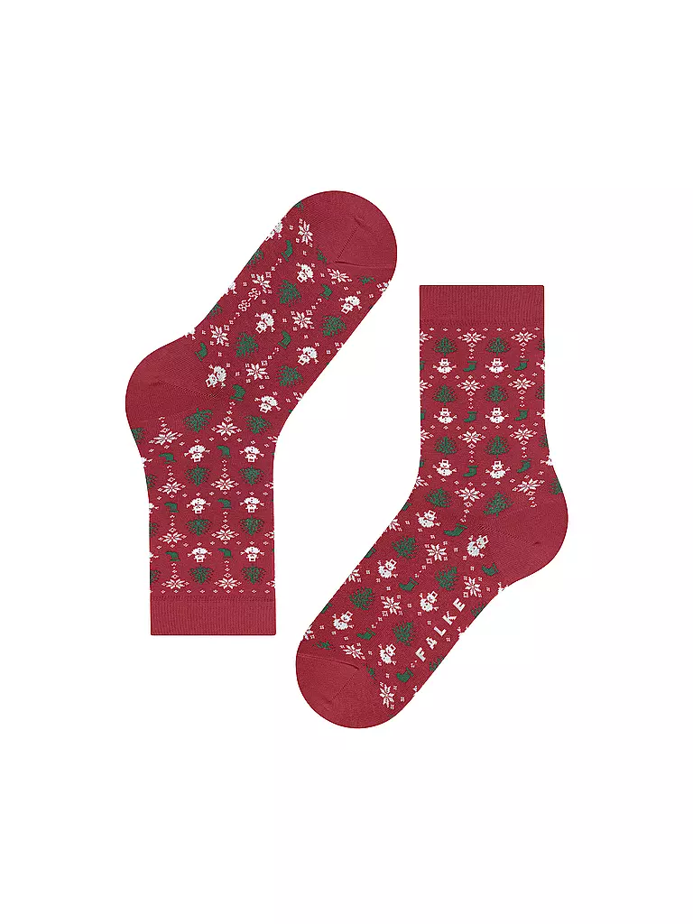 FALKE | Damen Socken MERRY PARTY scarlet | rot