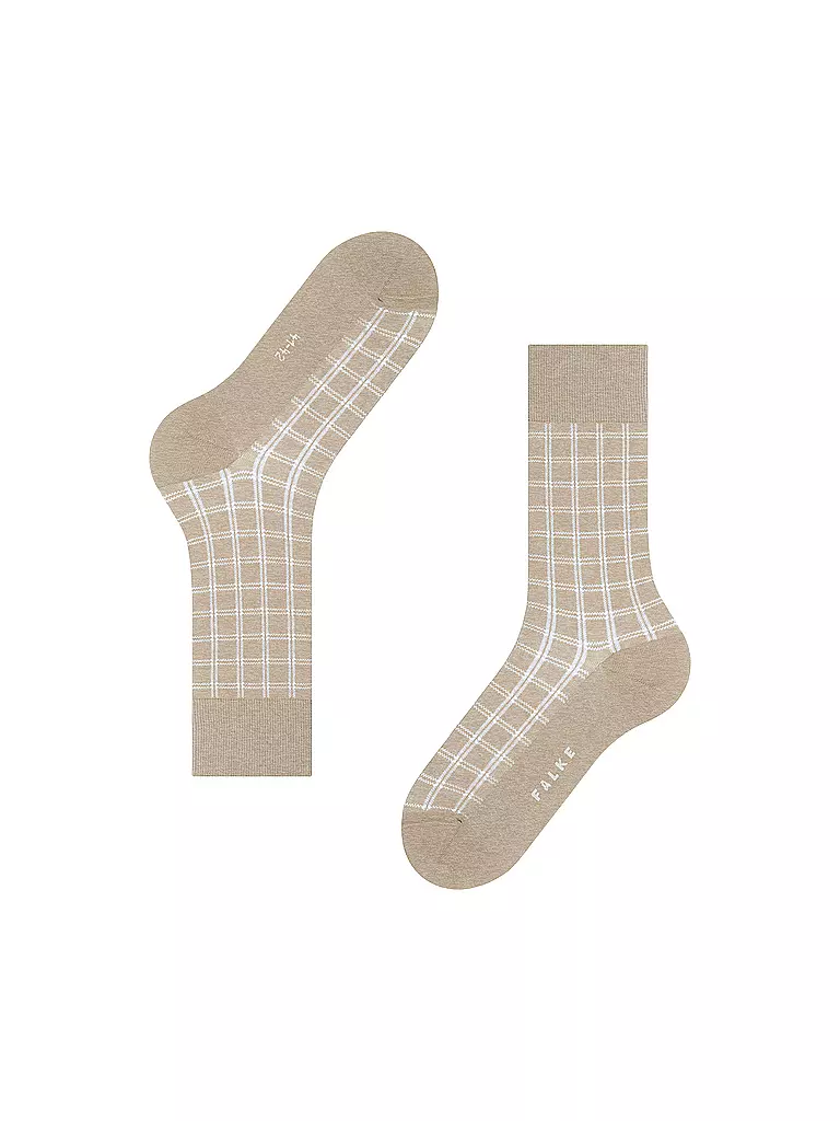 FALKE | Herren Socken MODERN TAILOR, pebble mel. | beige