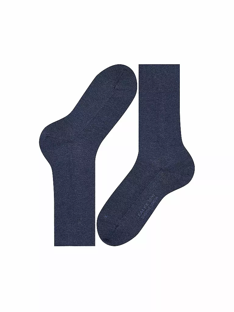 FALKE | Herren Socken Sensitive London navy mel | dunkelblau