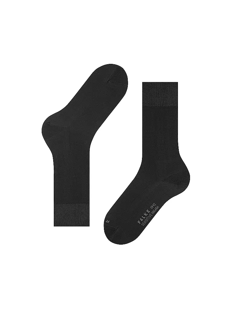 FALKE | Herren Socken Sensitive Malaga black | beige