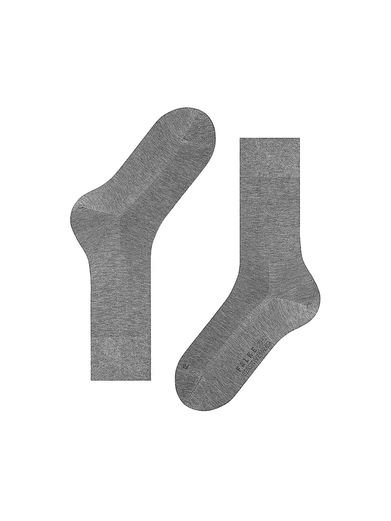 FALKE | Herren Socken Sensitive Malaga steel mel | beige