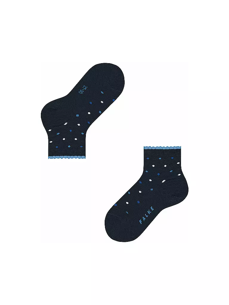 FALKE | Kinder Socken MULTIDOT marine | rot