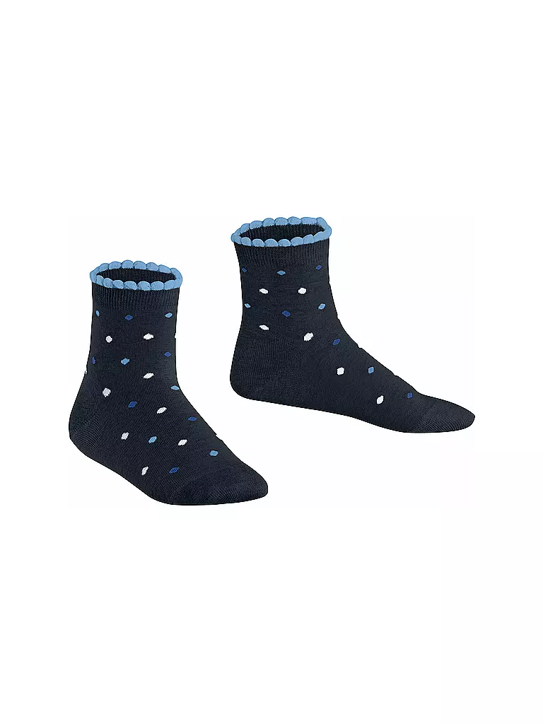 FALKE | Kinder Socken MULTIDOT marine | blau