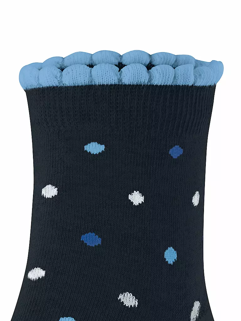 FALKE | Kinder Socken MULTIDOT marine | blau