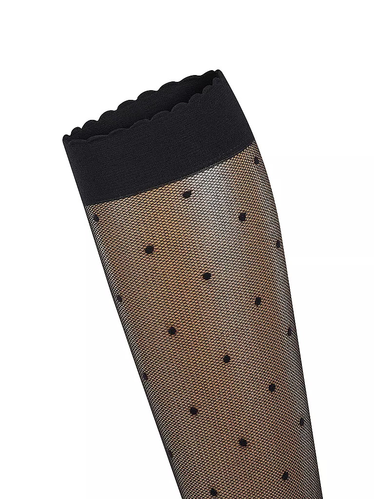 FALKE | Kniestrümpfe DOT 15 Den black | blau